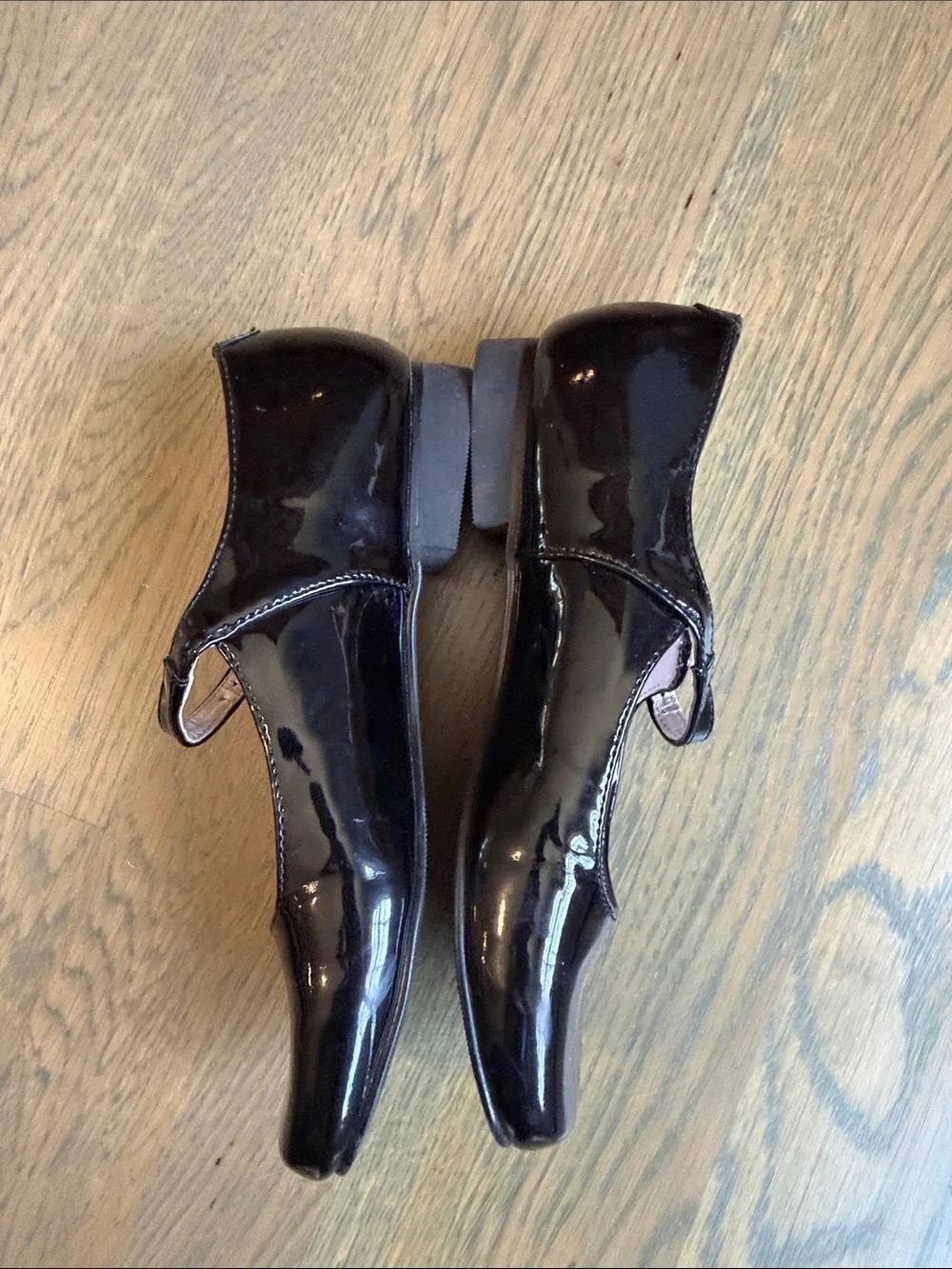 Nina Black Patent Mary Jane Dress Shoes for Kids